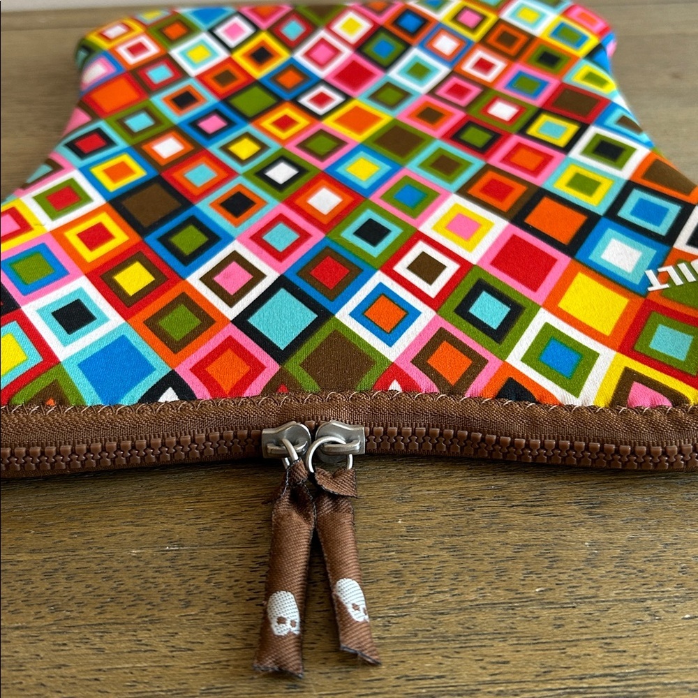 Multicolor Built New York Neoprene Laptop 12-13” Sleeve. Geometric Design. - Picture 8 of 8